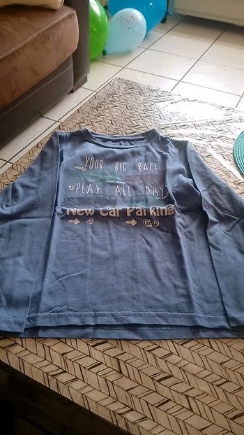 Tee-shirt garçon manches longues