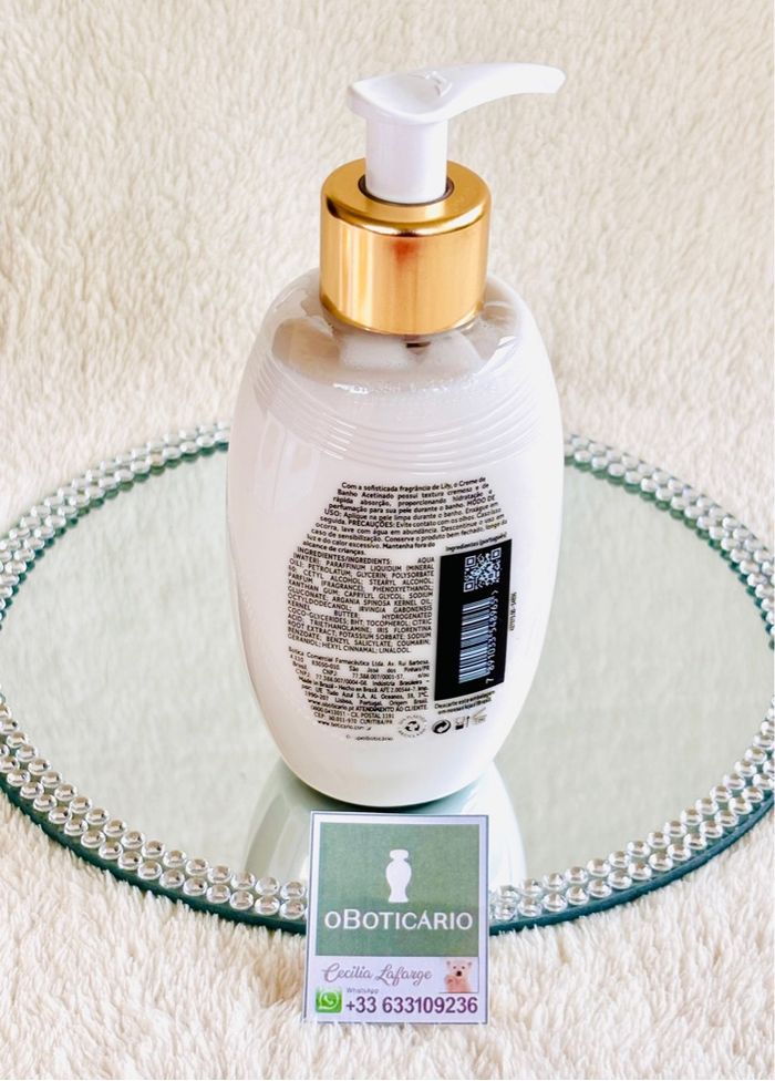 Crema de banho Acetinado LILY OBoticário - photo numéro 3