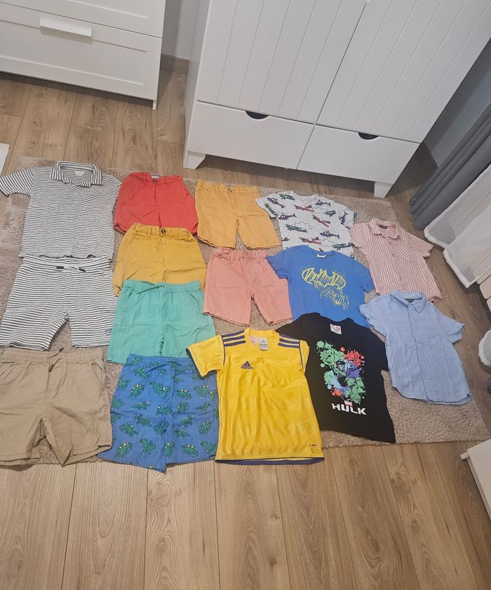 Lot vêtements été garçon 6/7 ans