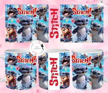 Stitch à la plage - Mug 325ml