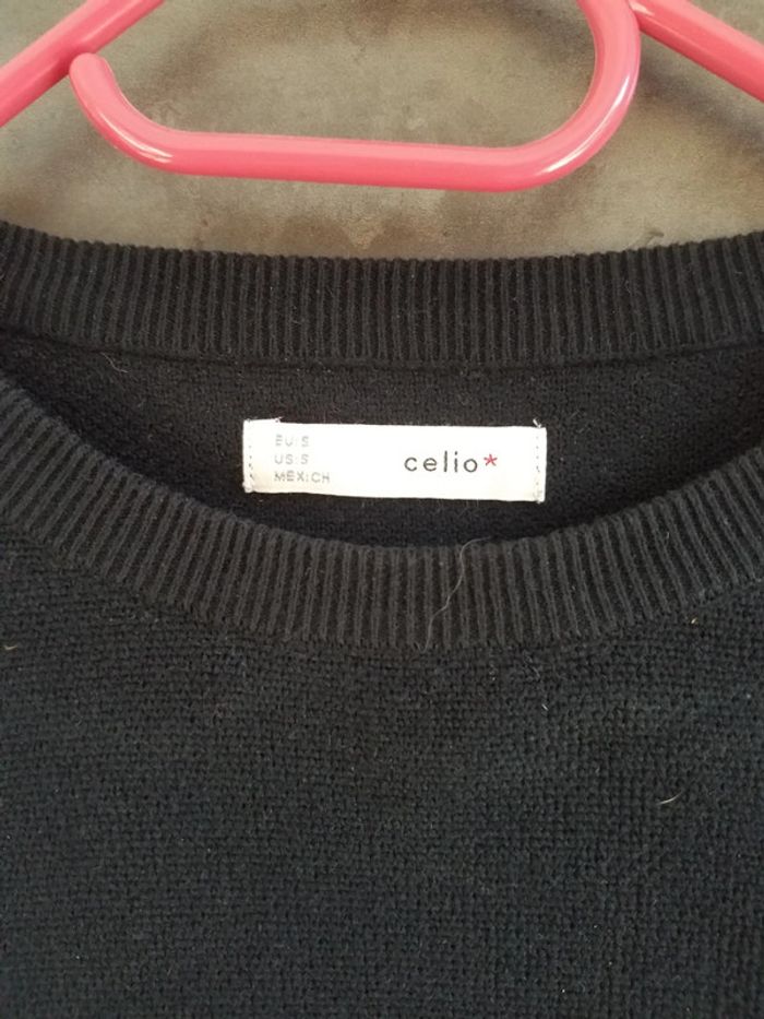 Pull noir celio - photo numéro 2