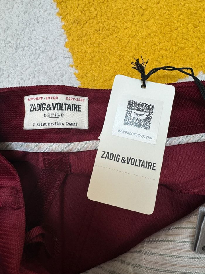 Pantalon à jambes larges neuf Zadig & Voltaire Taille 36 - photo numéro 6