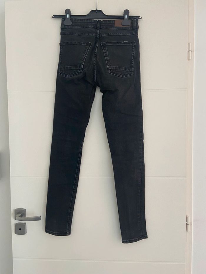 Jean skinny fit noir homme Pull&Bear - photo numéro 3