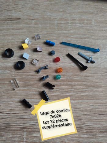 Lego dc comics 76026 lot 22 pièces détachées