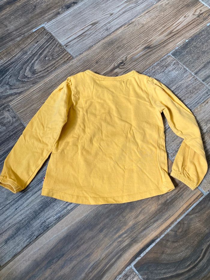 T-Shirt ML Minnie Jaune 24 mois - photo numéro 4
