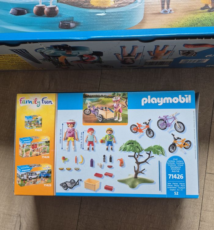 Bundle Playmobil Family Fun 70609 + 71426 - Parc Aquatique / VTT tour Neuf New - photo numéro 5