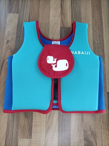 Gilet de flottaison bleu Nabaiji 18-30 kg