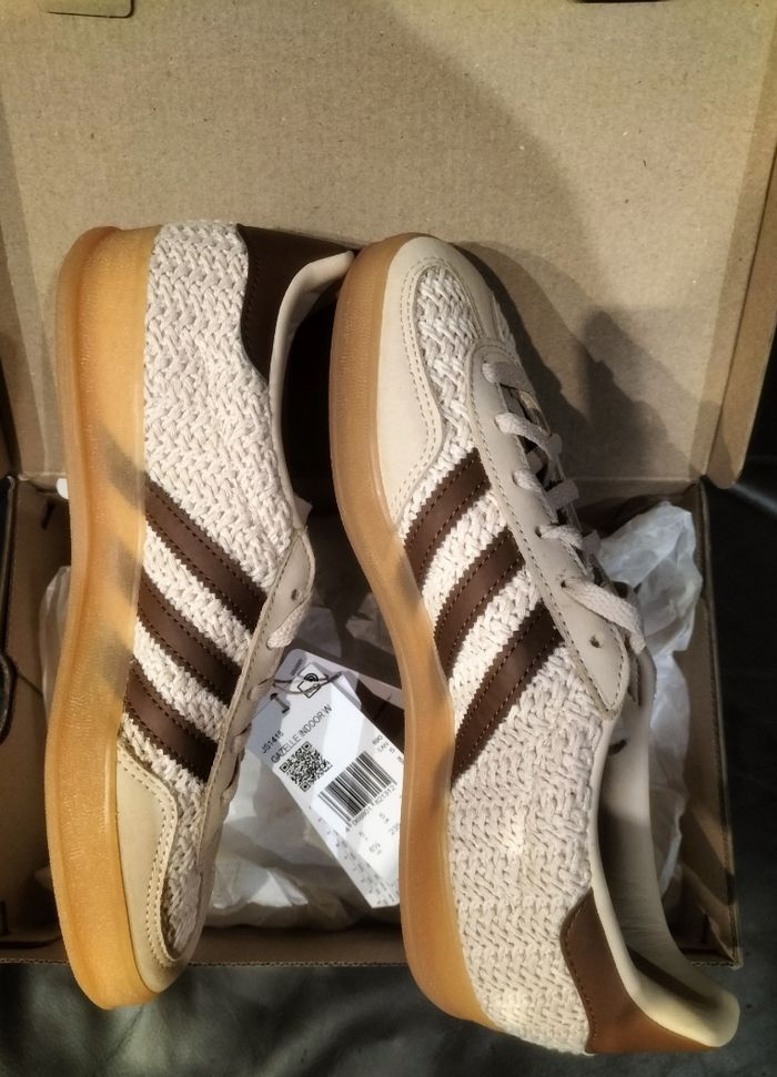 Baskets Adidas Samba beige - marron / sand strata - preloved brown gum