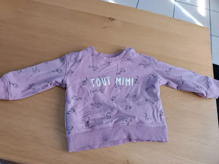 Pull sergent major 6 mois 68 cm