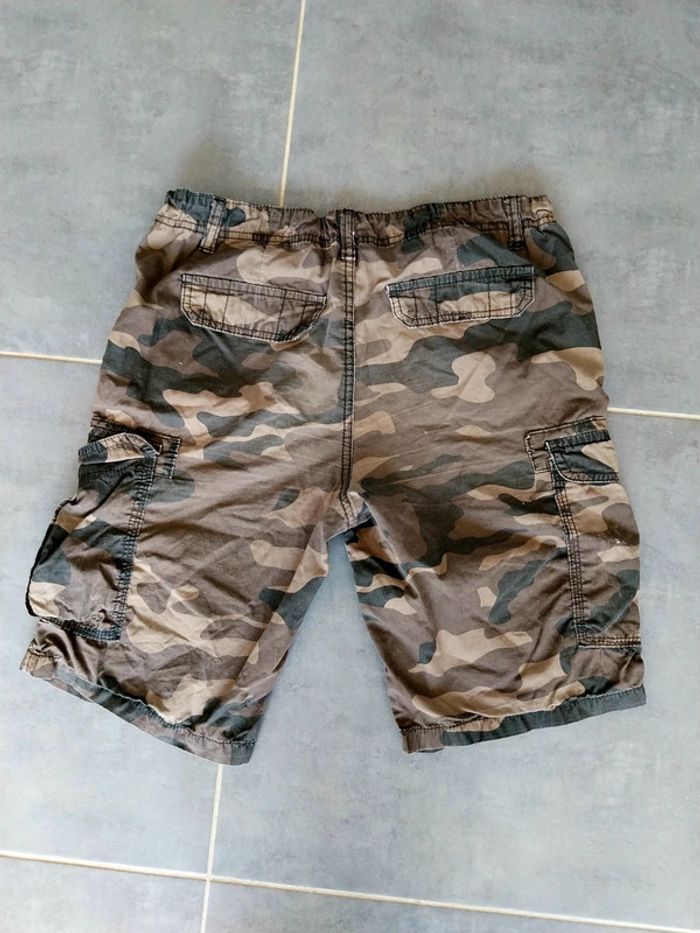 Short en jean militaire Npo junior 16 ans en très bon état - photo numéro 2