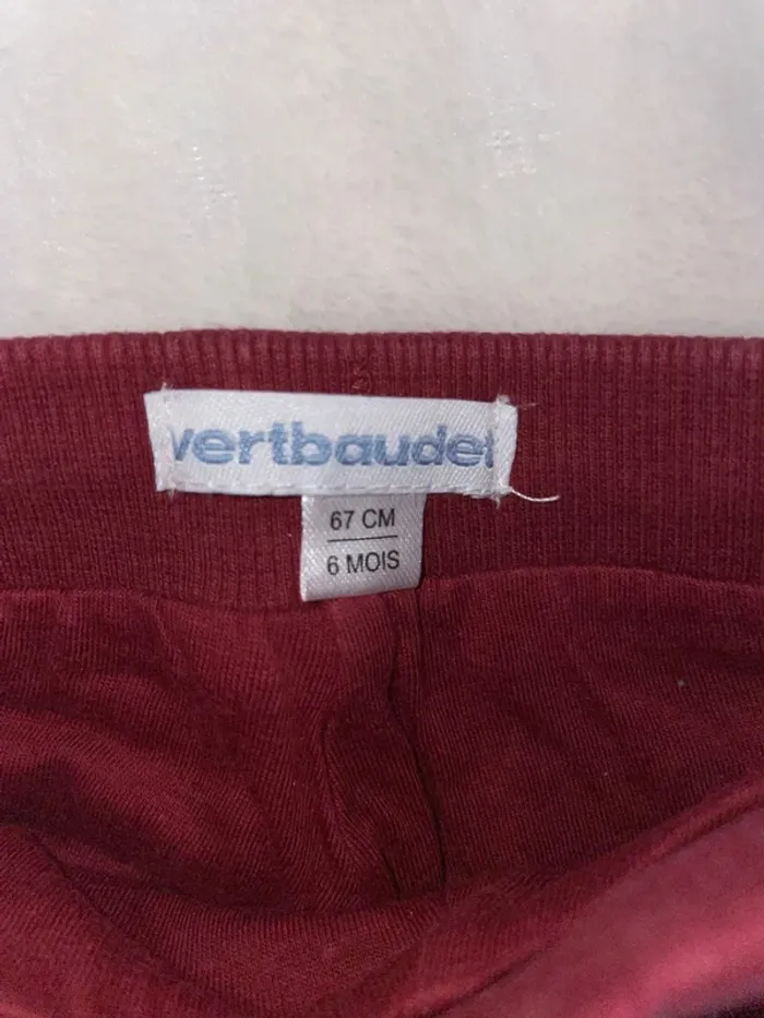 Pantalon bordeaux - photo numéro 2