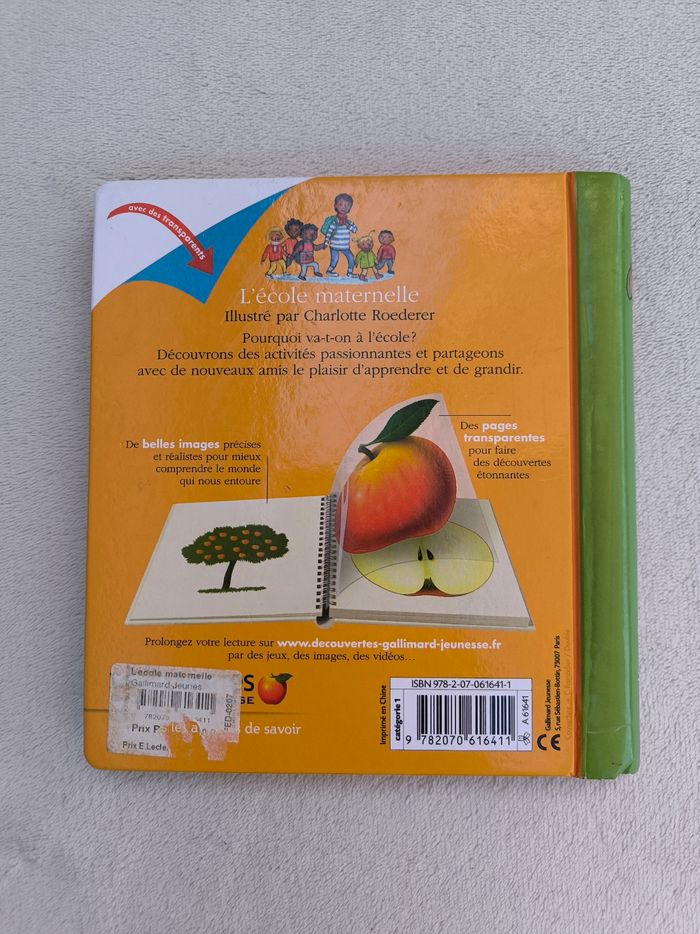 Livre L'école maternelle Gallimard - photo numéro 3