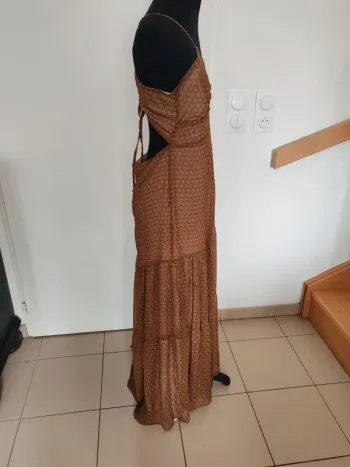 Robe longue Jane wood