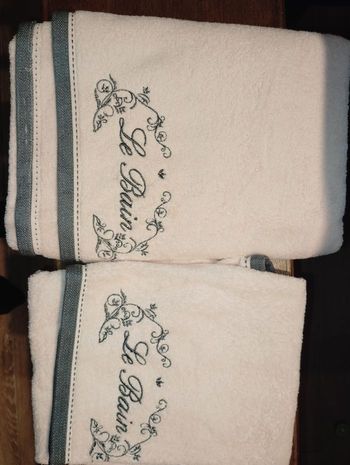 Lot de serviettes de bain