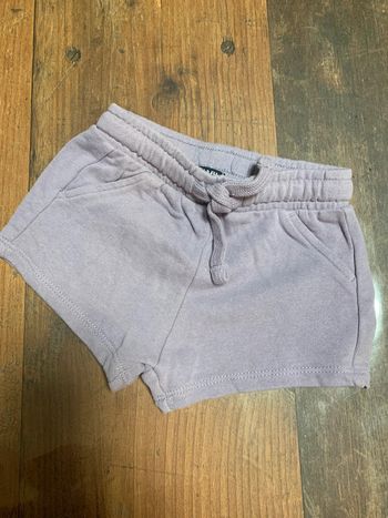 Short violet Kiabi 9 mois