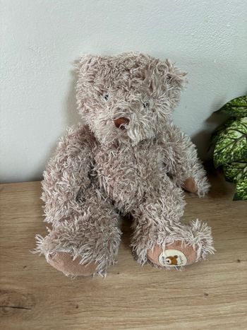 Doudou peluche ours beige marron les ours moulin roty