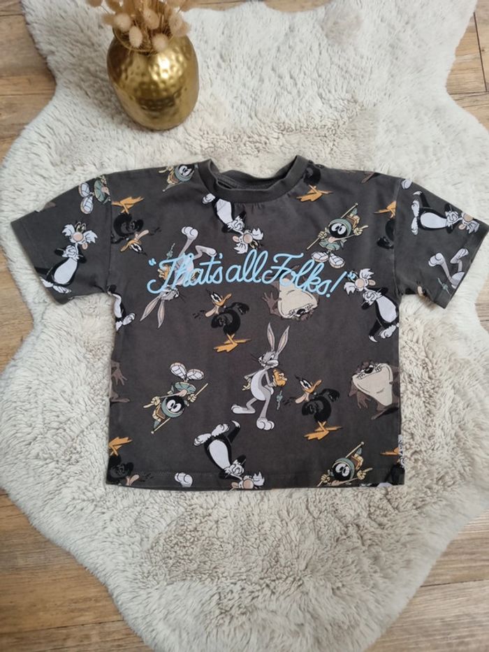 2 tee-shirts 2/4ans Disney et Looney Tunes - photo numéro 5