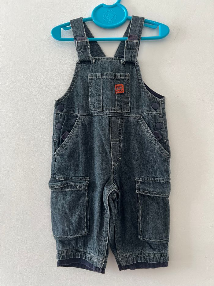 Salopette en jeans bleu