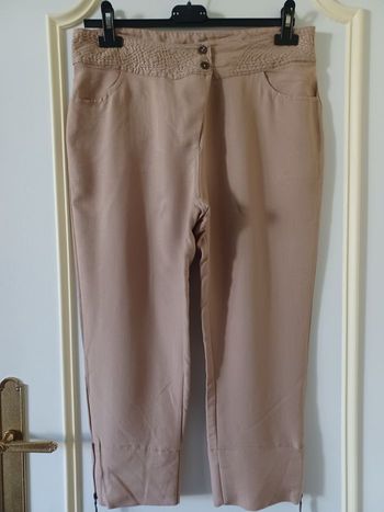 Pantacourt beige/camel IXOO taille 38