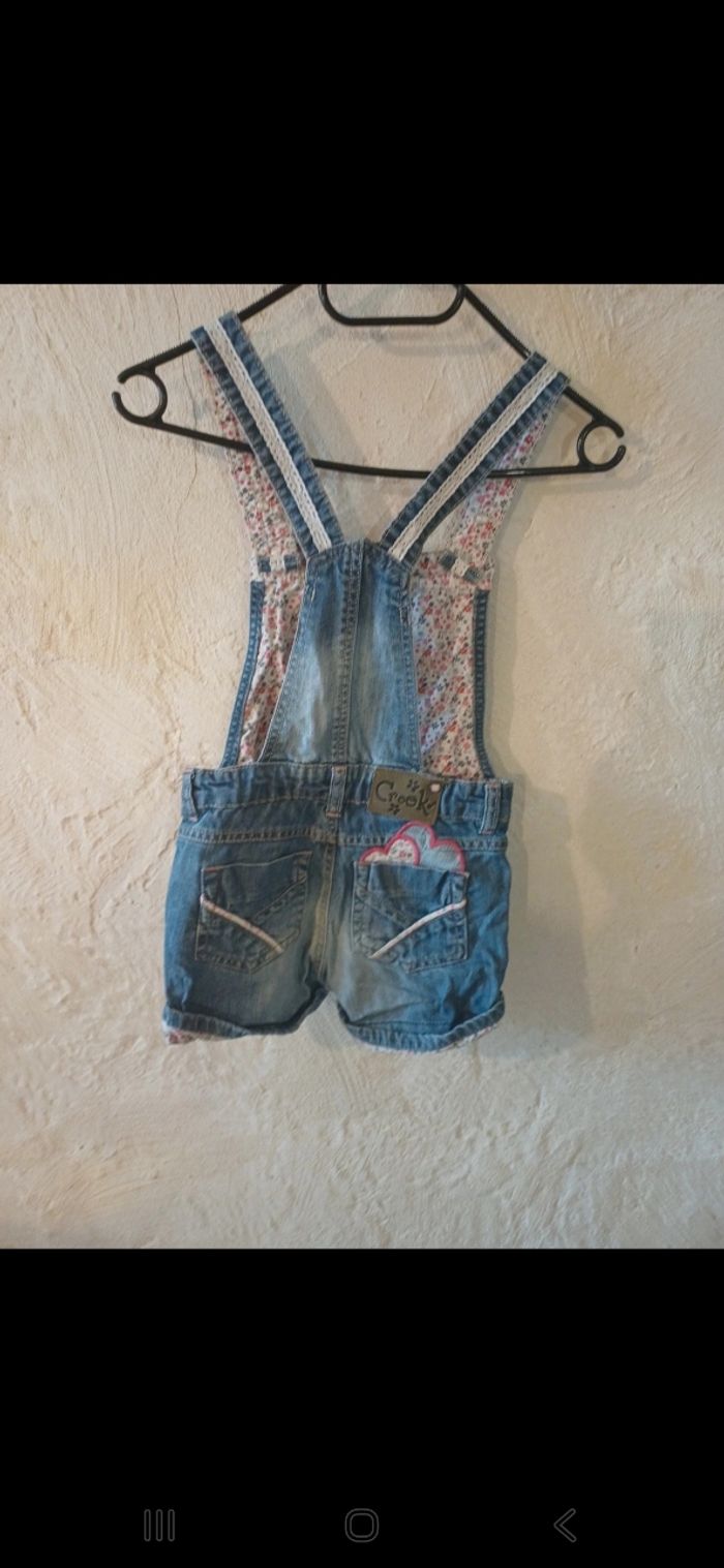 Salopette courte fille taille 8 ans - photo numéro 5