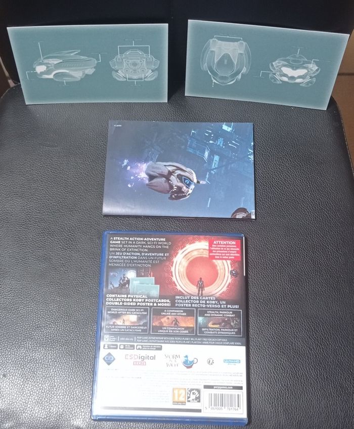 😍steel seed sur ps5 avec poster et cartes collector - photo numéro 10