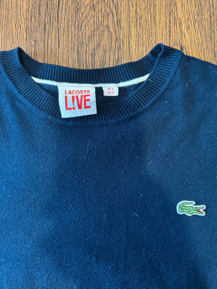 Pull Lacoste Live - Bleu Marine (Homme) - photo numéro 4