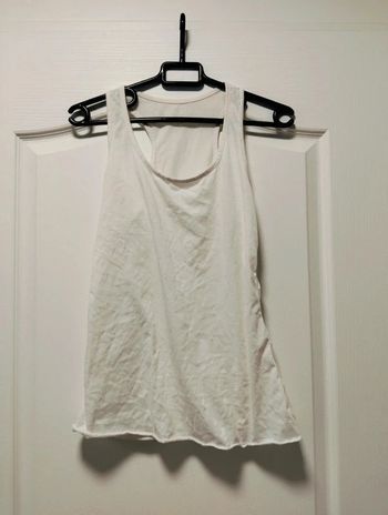 Débardeur blanc dos nageur S