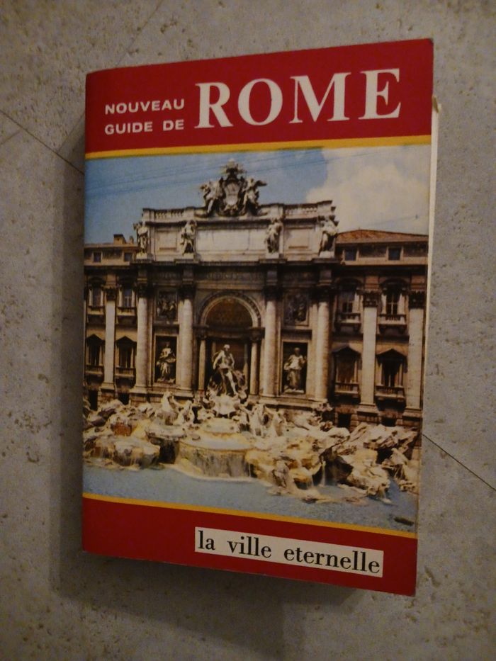 livre nouveau guide de Rome avec cartes
