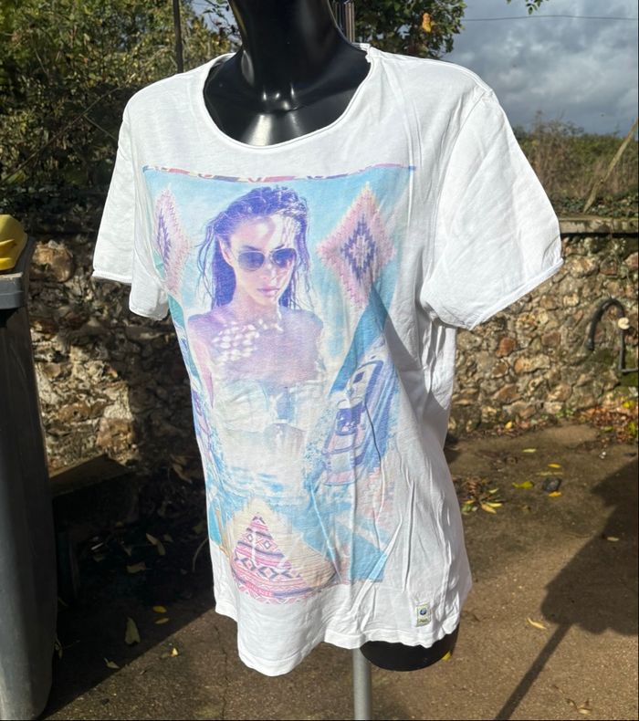 T-shirt imprimé femme – Japan Rags – Taille 40 - photo numéro 2