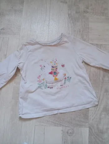 Haut t-shirt motif lama 3 ans