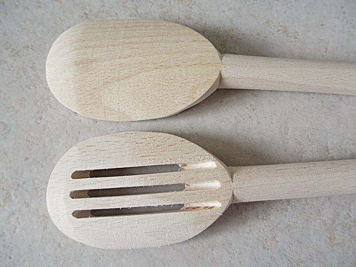Couverts à salade en bois - photo numéro 3