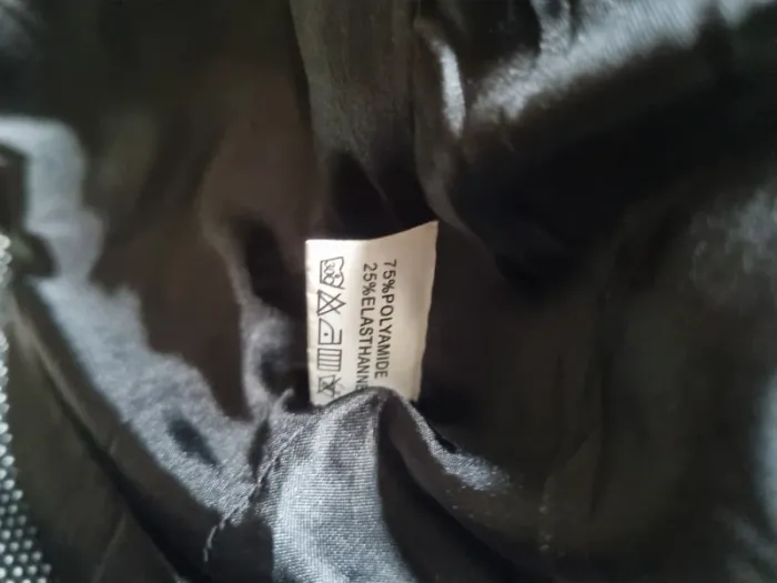Blouson court argent & noir – Taille L (40) - photo numéro 11