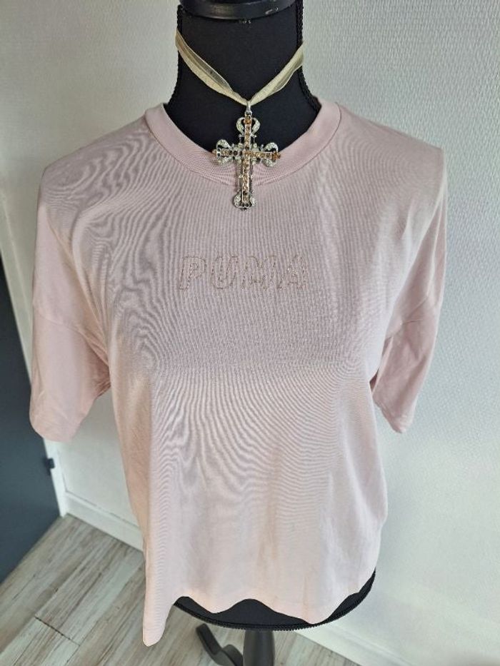 Tee shirt rose Puma
