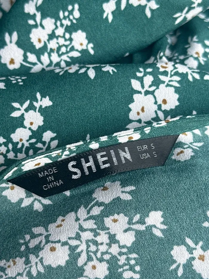 Robe d’été manches courtes fleurie colorée SHEIN 36/S - photo numéro 5