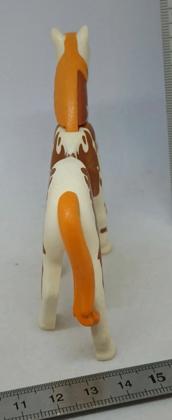 Cheval tacheté crème et marron playmobil - photo numéro 4