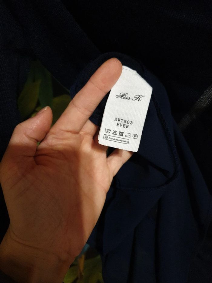 Pull femme bi-matiere - photo numéro 2