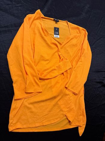 Robe kimono orange