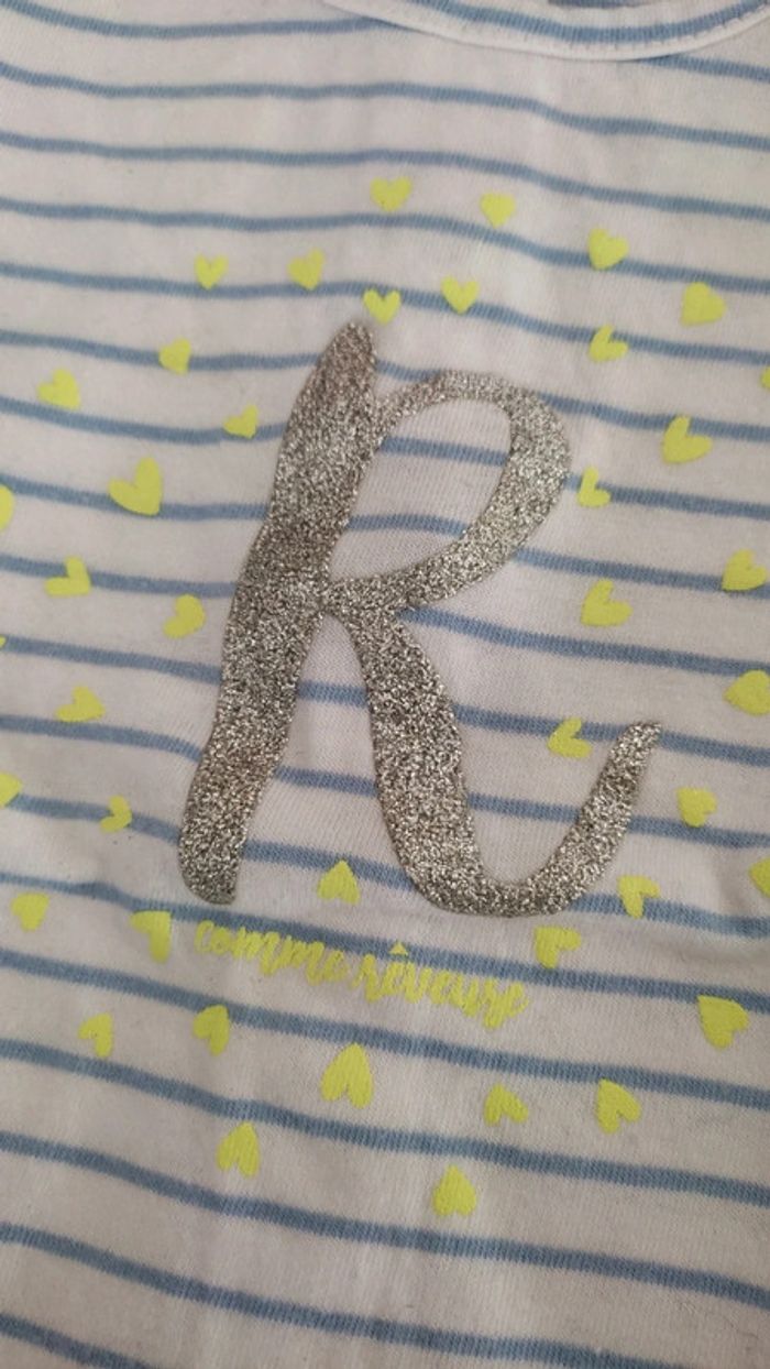 T-shirt R comme rêveuse TAO T.12 M - photo numéro 2