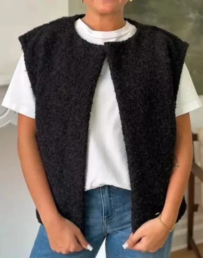 Veste sans manches noire