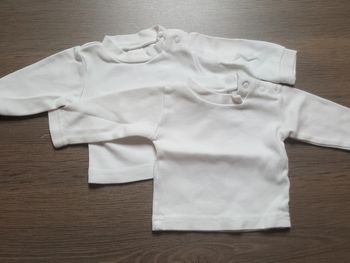 Lot de 2 t-shirts chaud taille 50