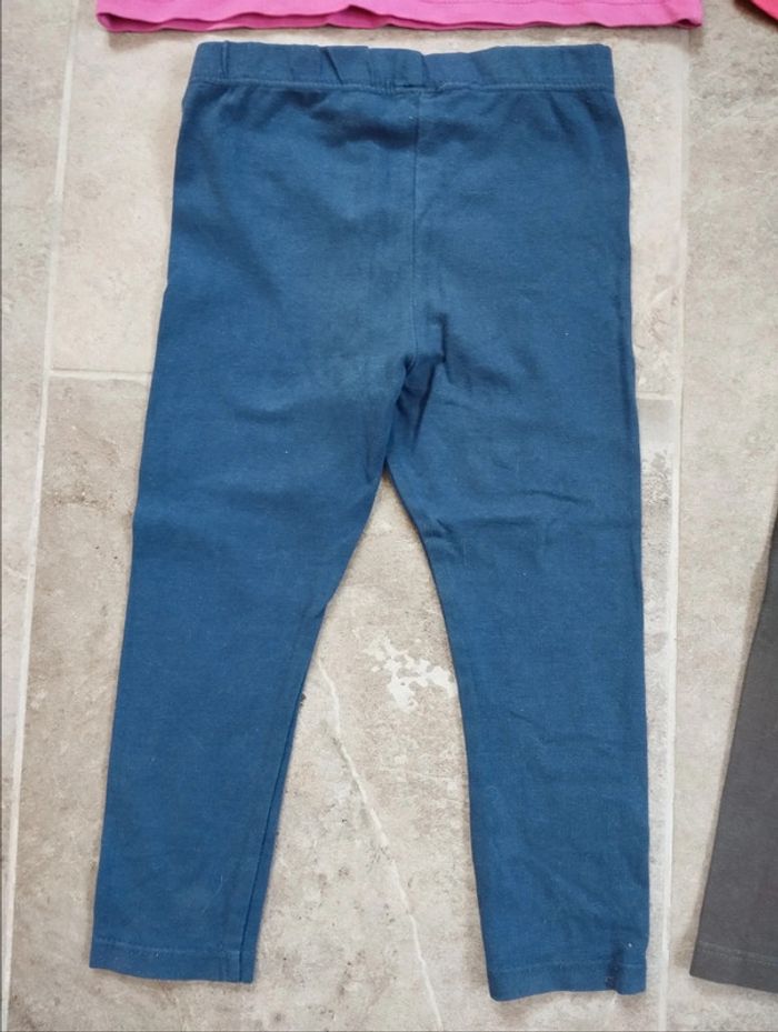 Lot leggings et t-shirts fille 18 mois - photo numéro 7