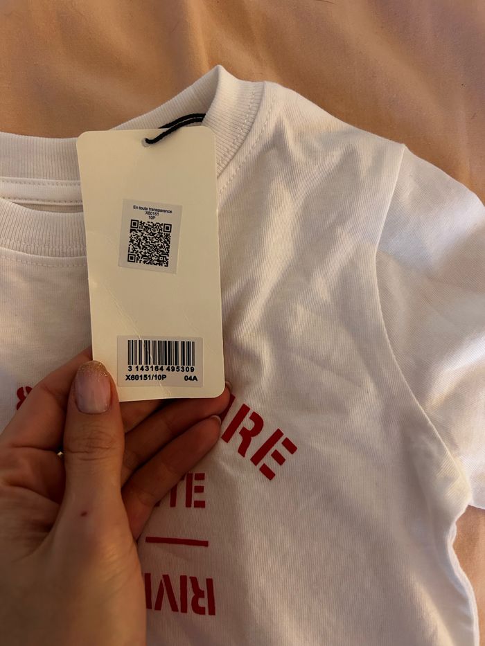 TEE shirt zadig et voltaire enfant 4A - photo numéro 3