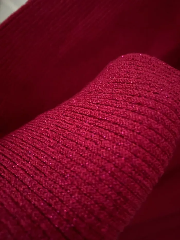 Robe pull moulante rose Esmara - photo numéro 3