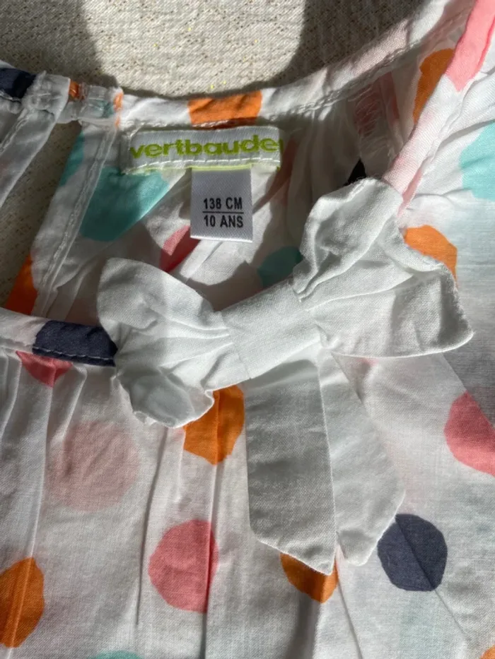 Blouse vertbaudet 10 ans neuve - photo numéro 4