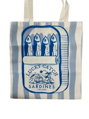 Tote bag sac cabas Sardines