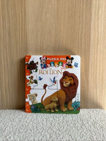 Livre puzzle le roi lion
