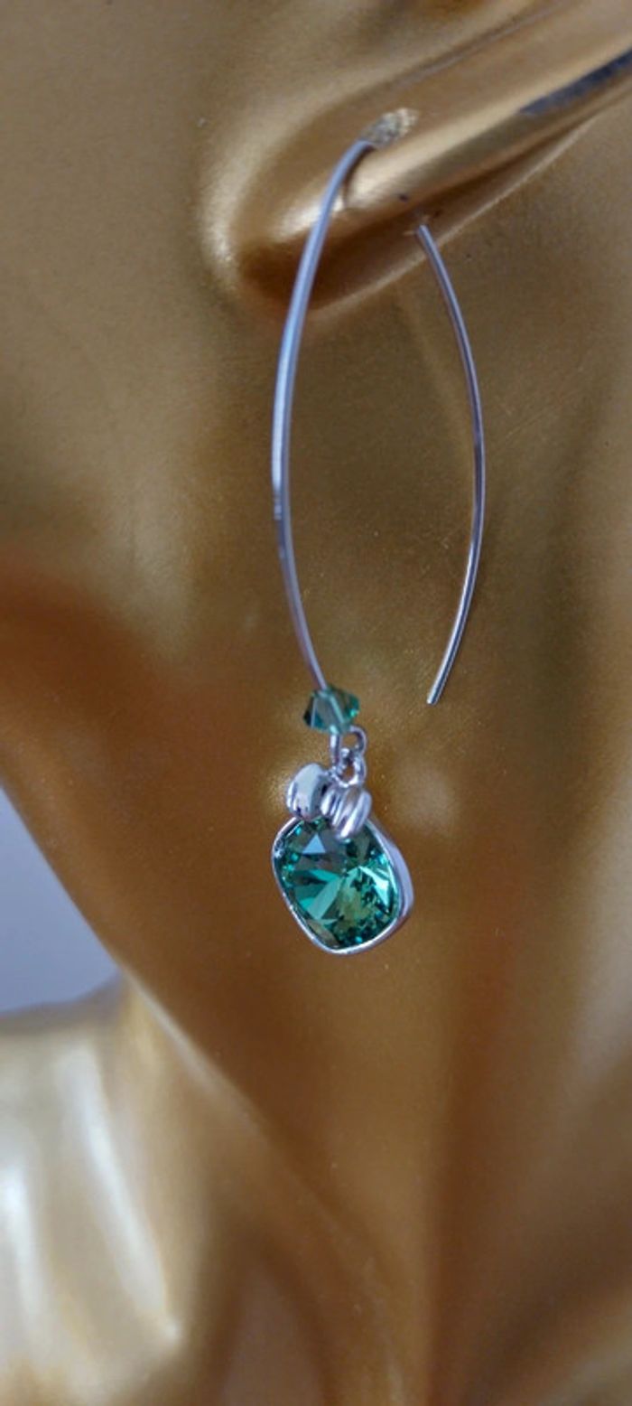 Boucles d'oreilles Bohm cristal
