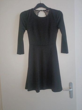 Petite robe noir dos nu dentelle shein Xs