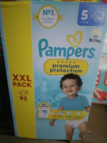 Pampers couche t5  92 pièces