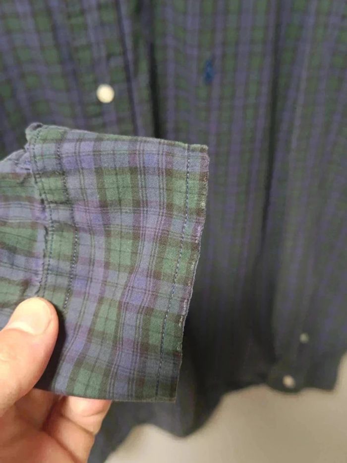 Chemise Ralph Lauren Vichy Vert & Violet - Vintage Y2K - photo numéro 5